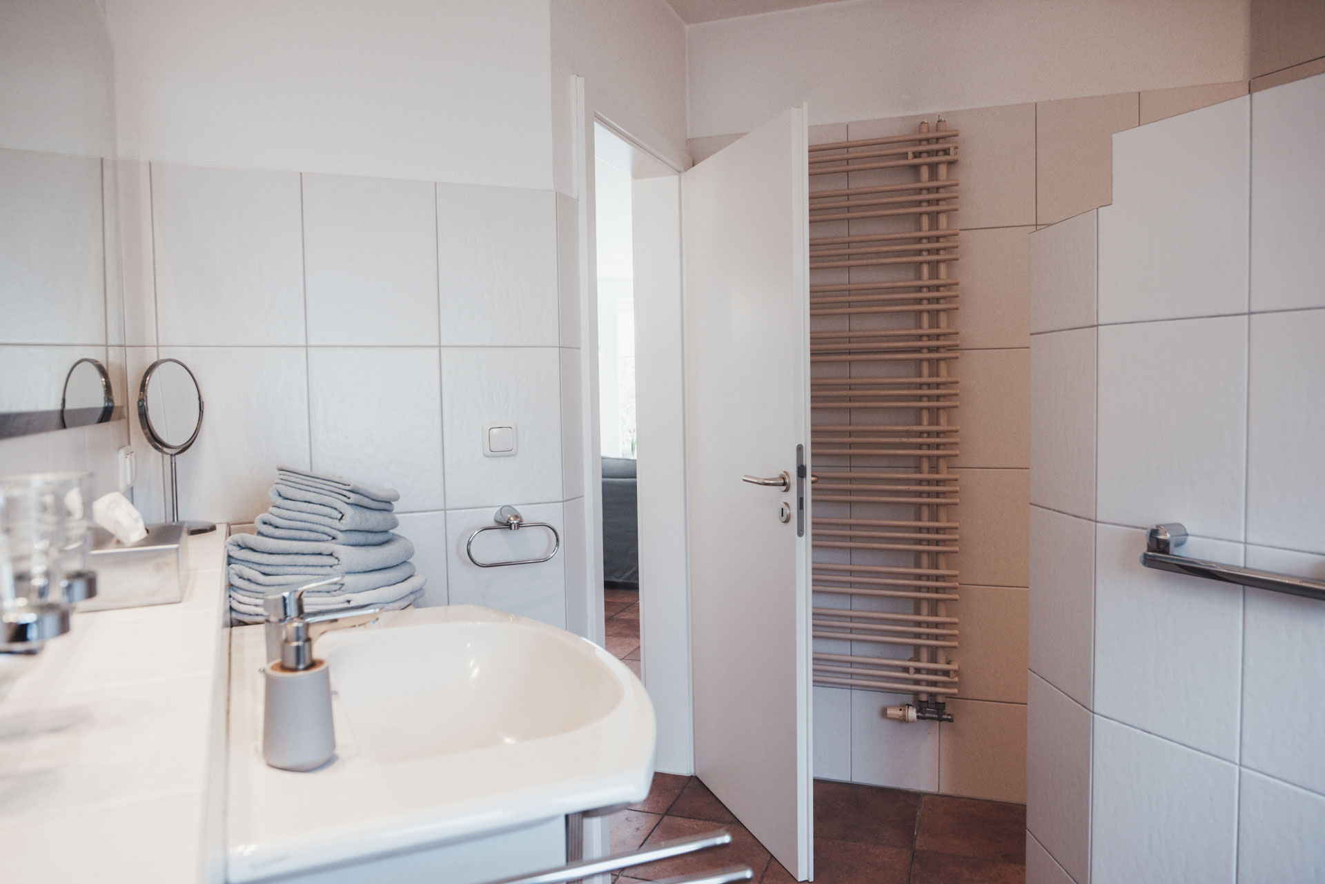 Lilienwohnung Handtuchheizkörper