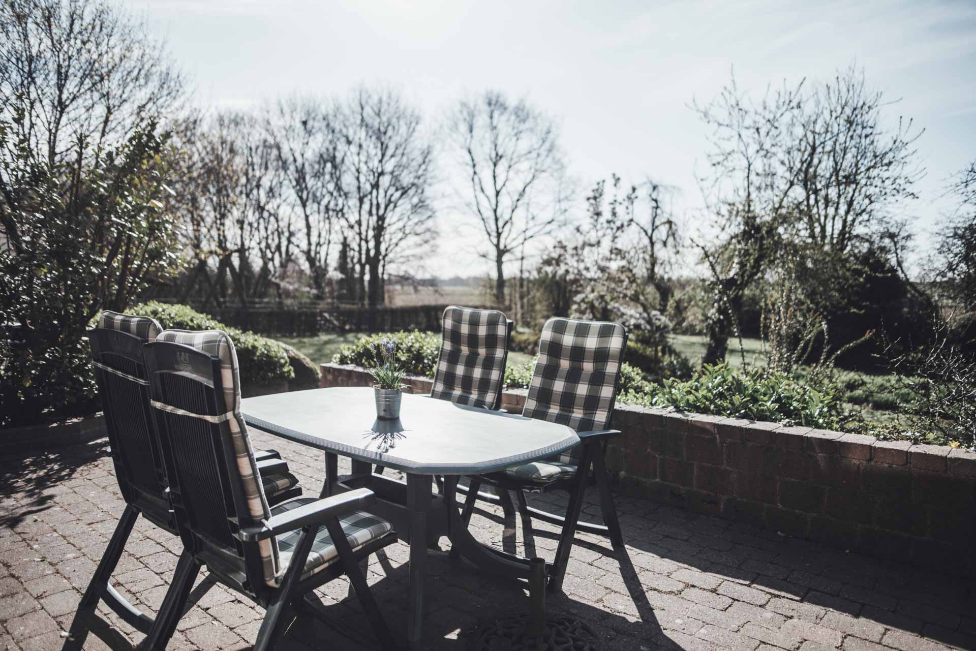 Lilienwohnung Terrasse