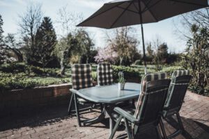 Mohnwohnung Terrasse